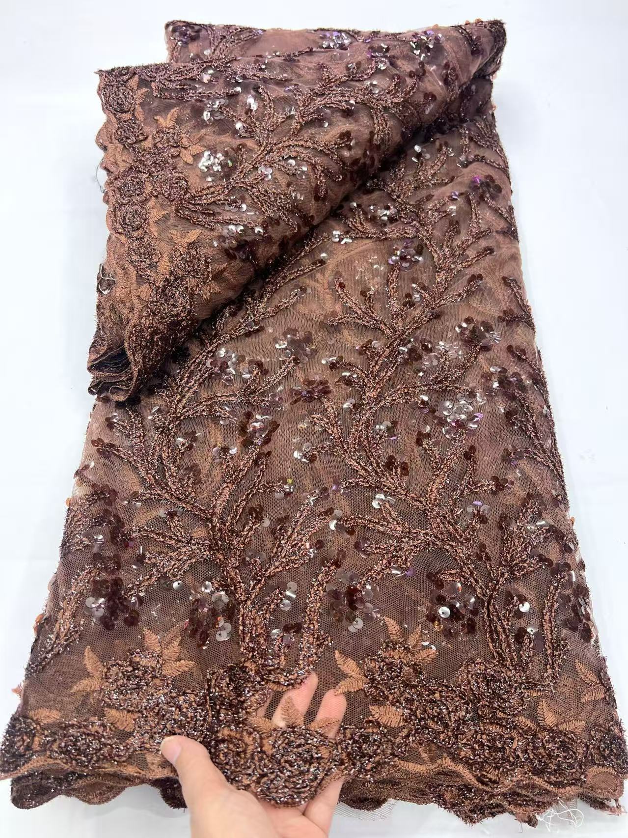 Sewing Velvet Fabric - Luxury French Tulle Lace Fabric Sequins