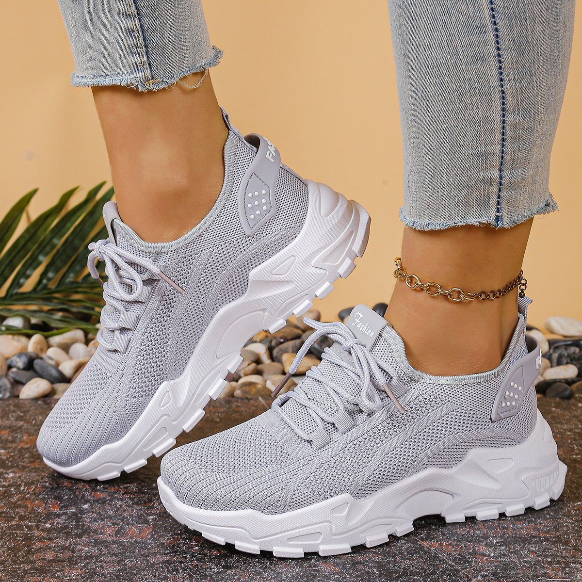 Sewing Garment - Women's sports shoes 2025: Breathable single