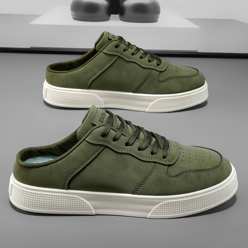 Sewing Nylon - Half dragged men's shoes casual sports