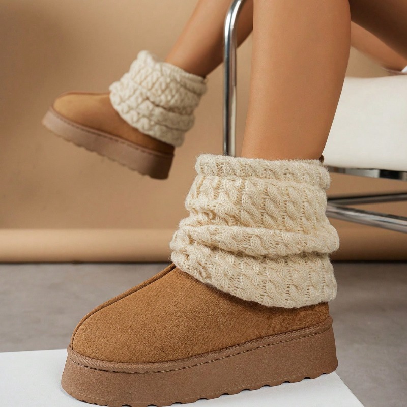 Sewing Knit - High Quality Winter Cute Warm Thick-Sole