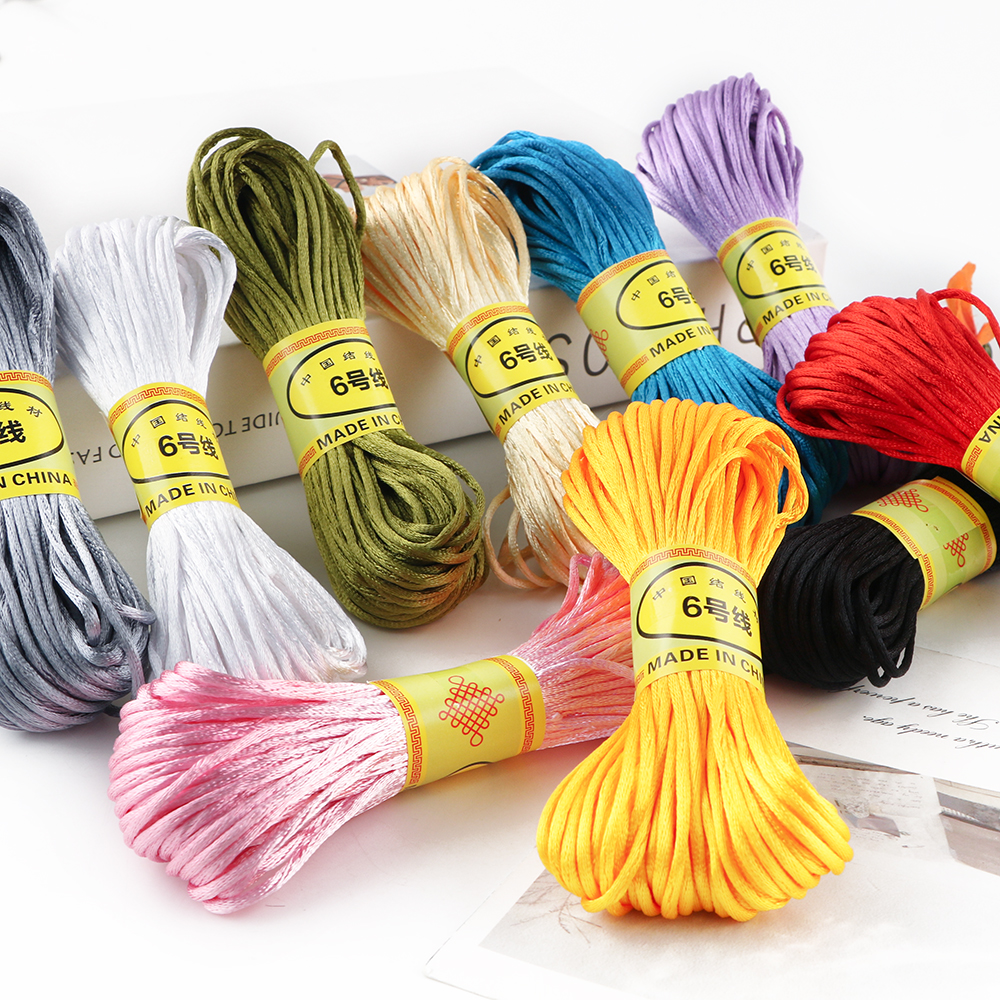 Sewing Nylon - 2mm 18m/Lot Satin Nylon Trim Cord
