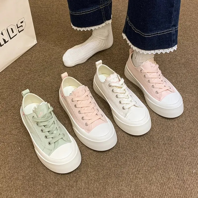 Sewing Garment - 2025 Women Vulcanized Shoes Sponge Cake