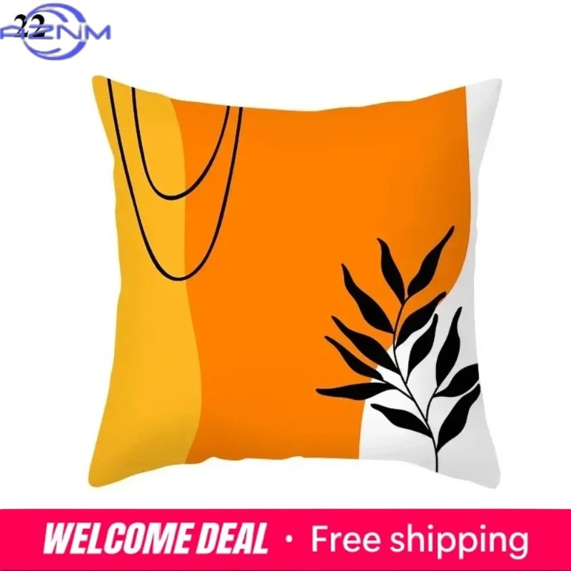 Boho Orange Abstract Cushion C – обзор и цена Century Textile & Sewing Supply
