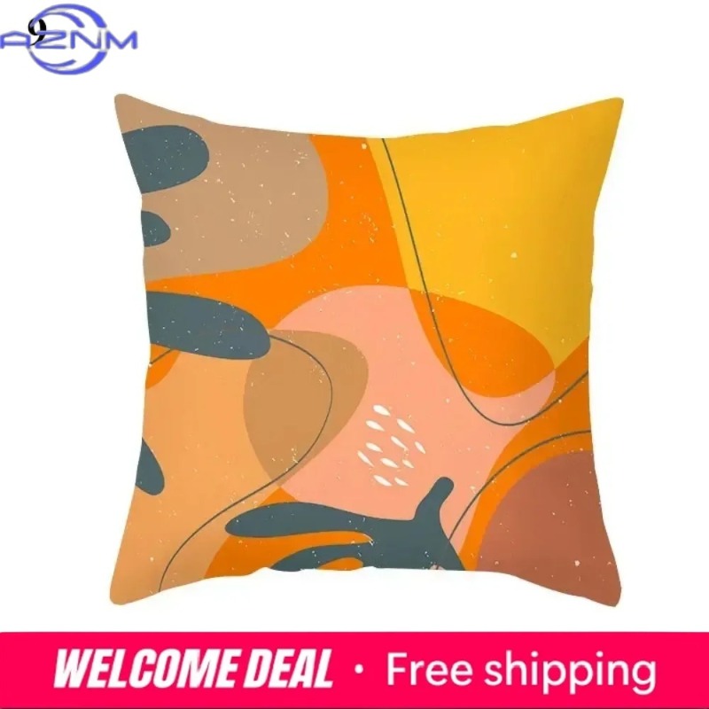 Boho Orange Abstract Cushion C – обзор и цена Century Textile & Sewing Supply