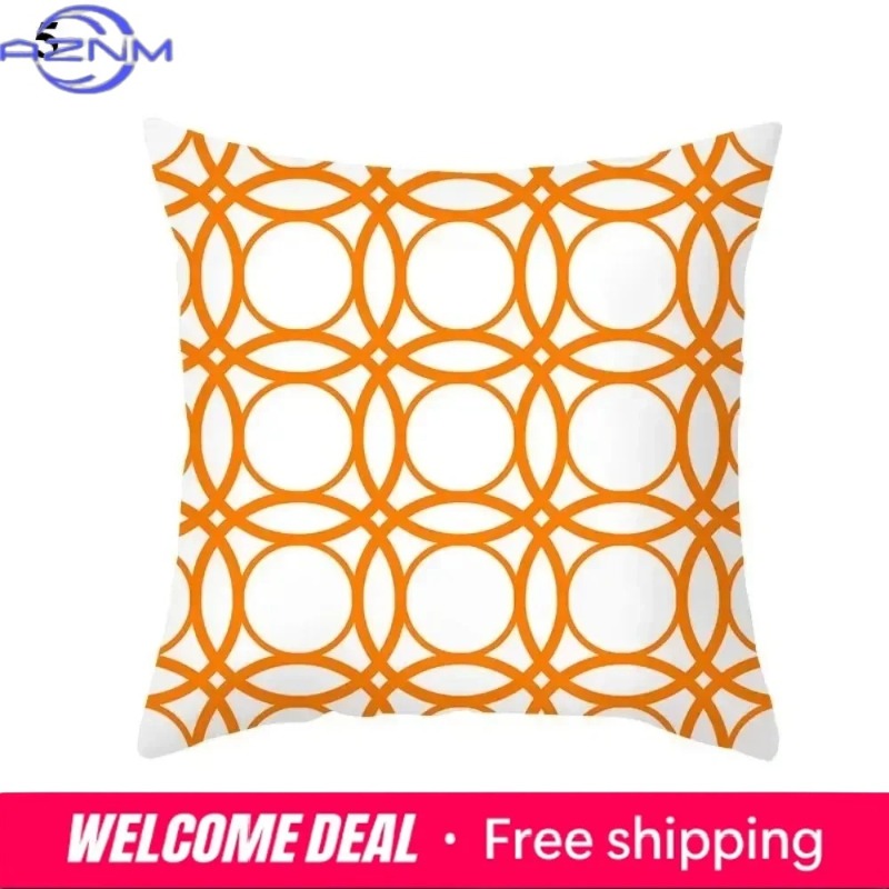 Boho Orange Abstract Cushion C – обзор и цена Century Textile & Sewing Supply