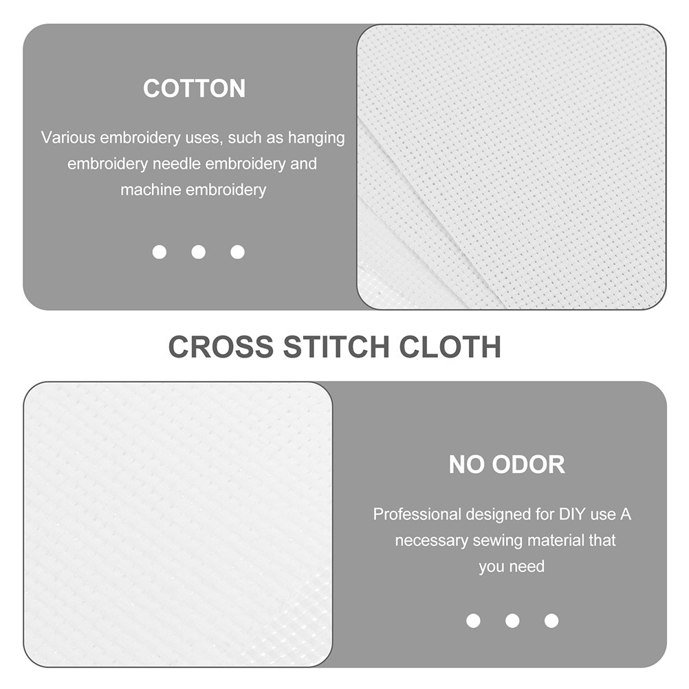 10 Sheets Cross Stitch Cloth E – обзор и цена Sewing Recycle