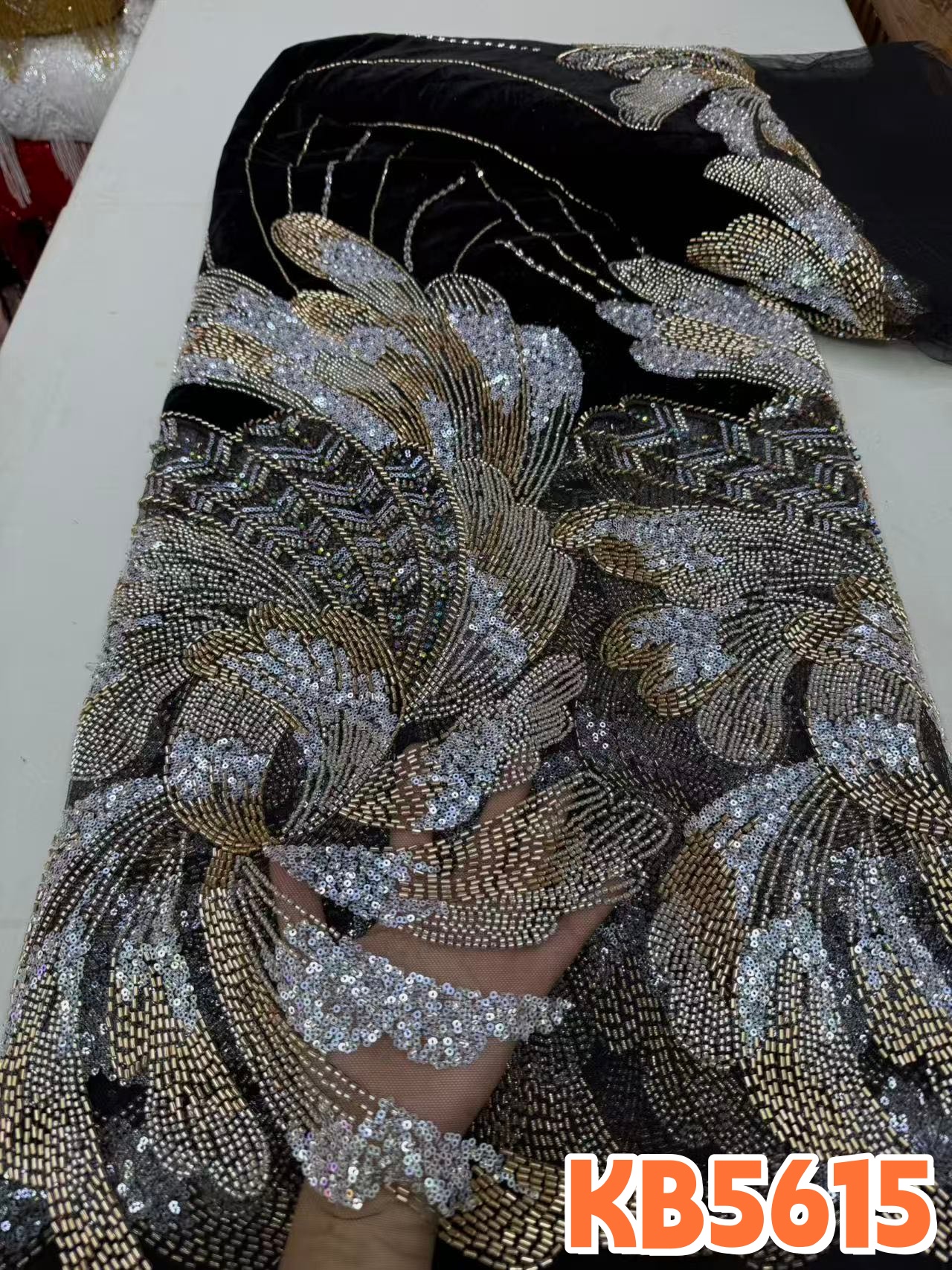 YLS Velvet Brown Beaded Sequin – обзор и цена Sewing Velvet Fabric