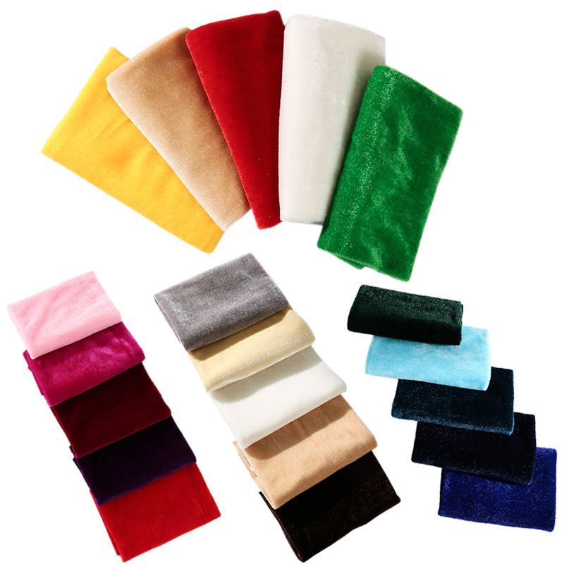 5Pcs 50x50cm Solid Color Velve – обзор и цена Sewing Velvet Fabric