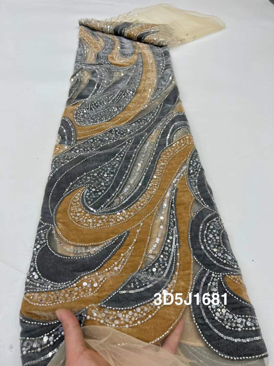 African Beads Velvet Lace Fabr – обзор и цена Sewing Velvet Fabric