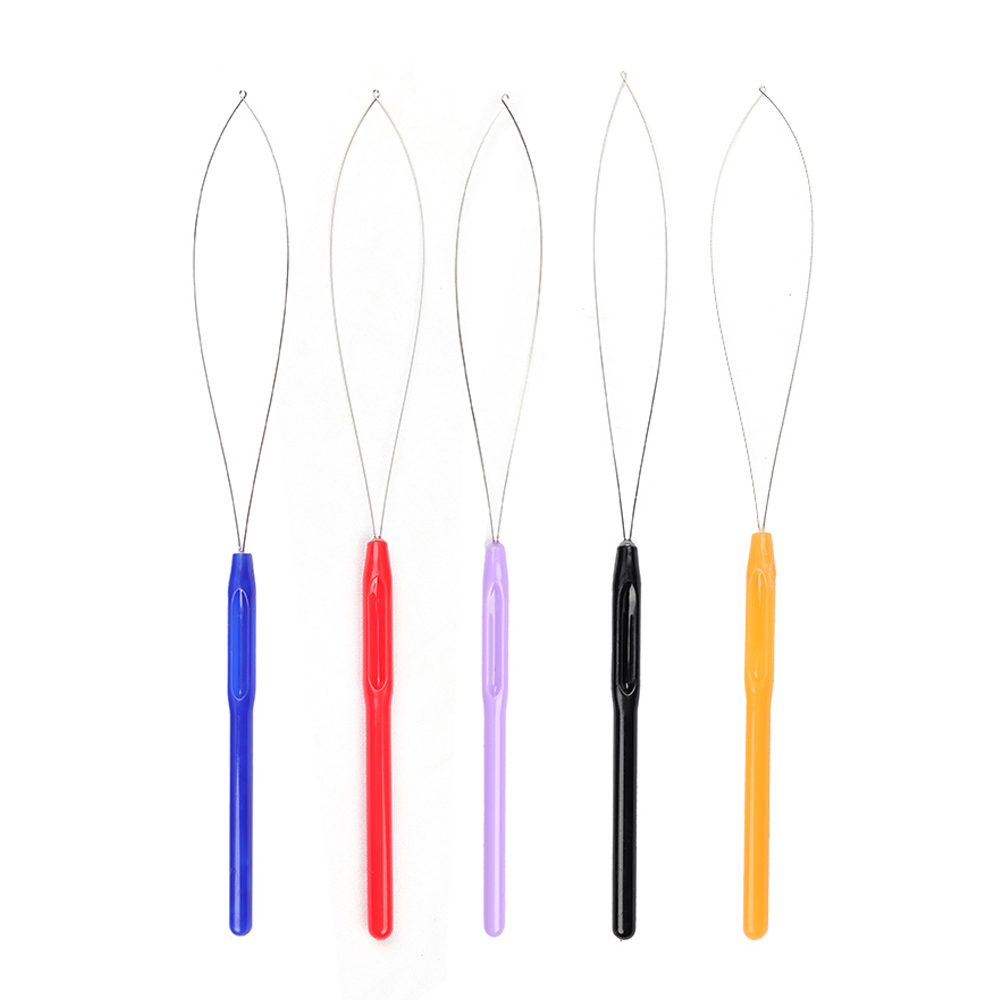 5 PCS Hair Extension Loop Need – обзор и цена Needle Threader Tool