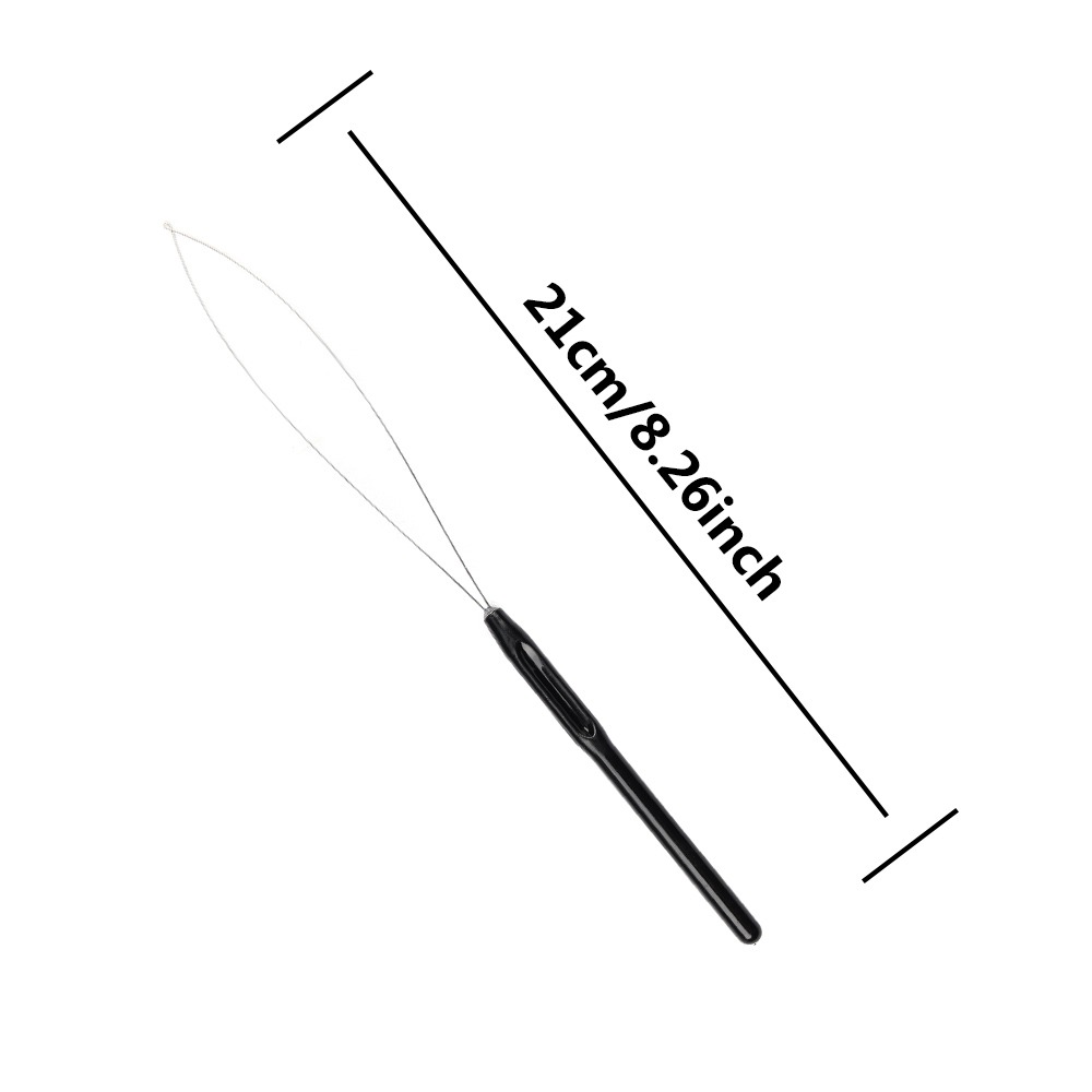 5 PCS Hair Extension Loop Need – обзор и цена Needle Threader Tool
