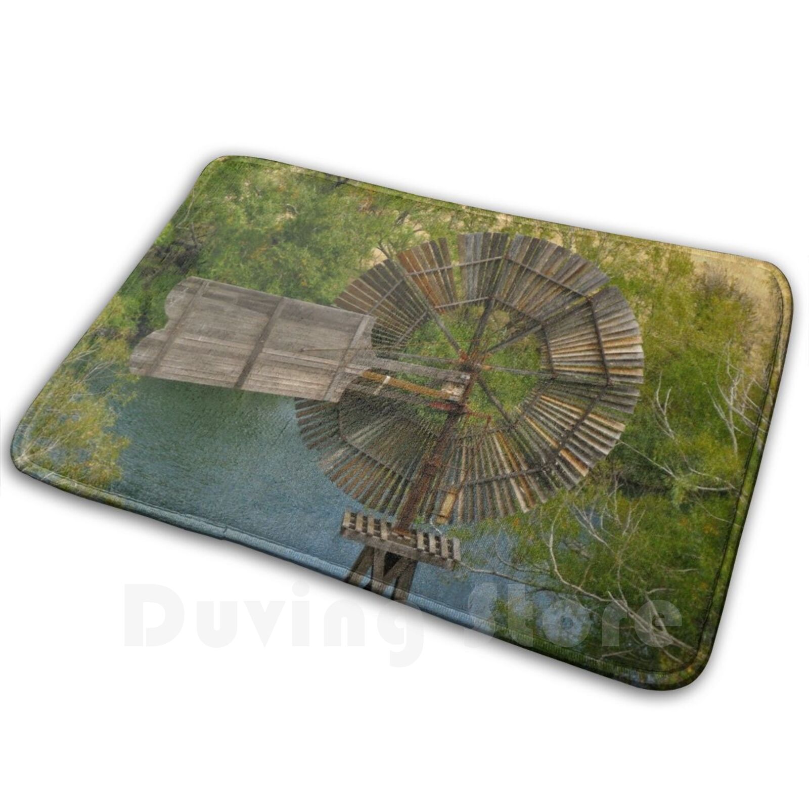 Wooden Windmill Carpet Mat Rug – обзор и цена Century Textile & Sewing Supply