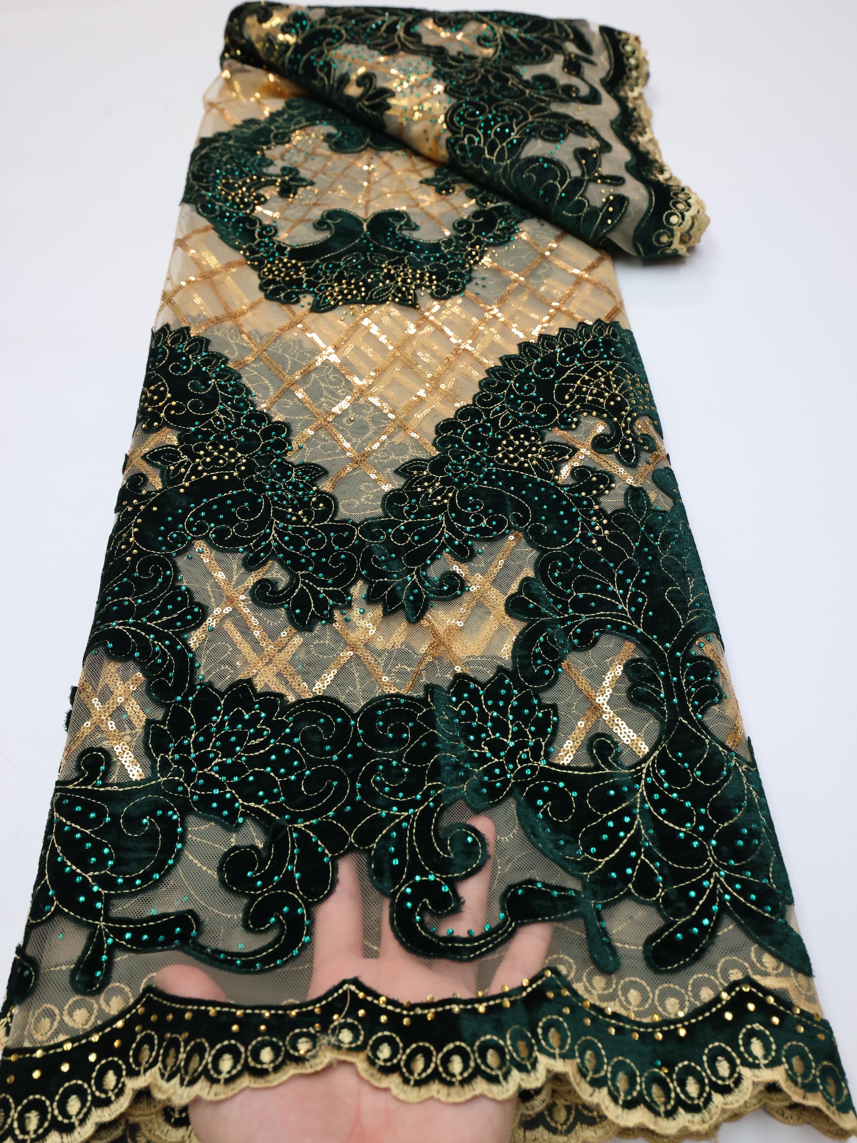 Wholesale Fashion African Velv – обзор и цена Sewing Velvet Fabric