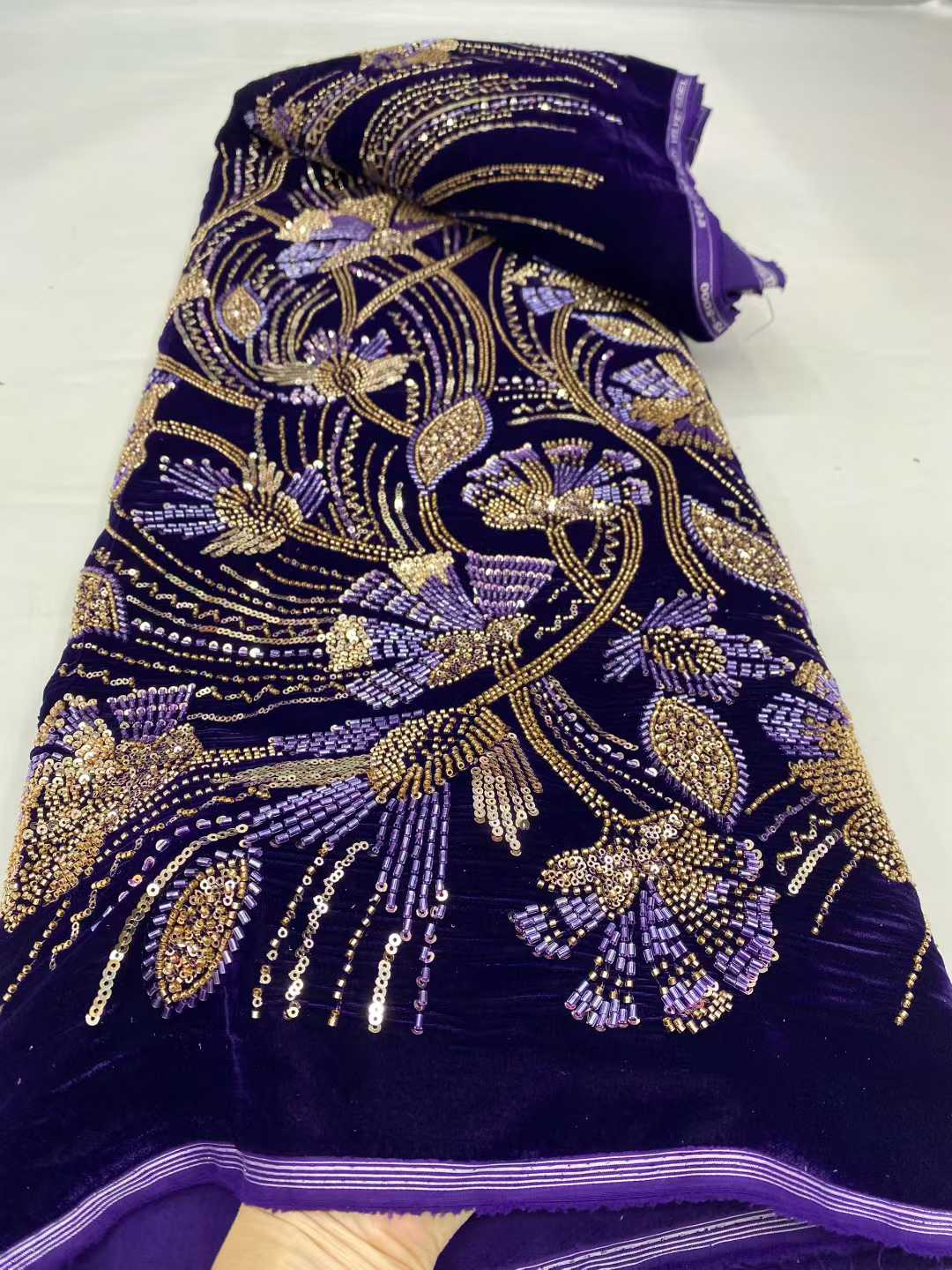 Luxury African Velvet Lace Fab – обзор и цена Sewing Velvet Fabric