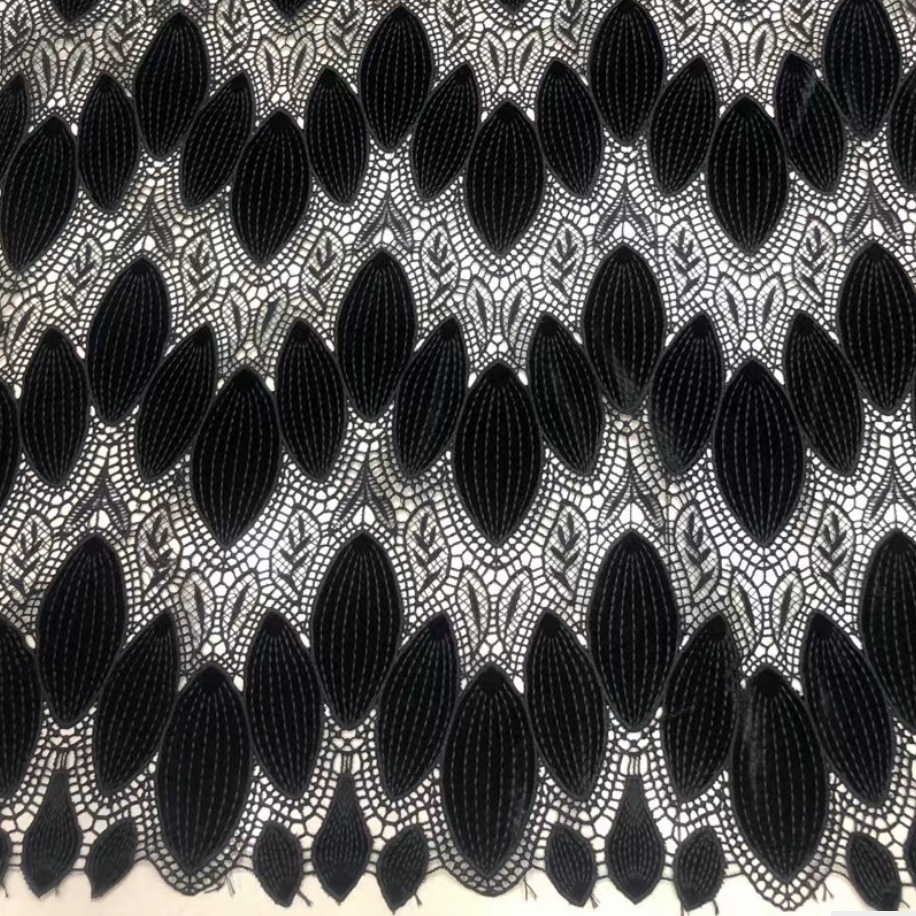 Black Velvet  laser embroidery – обзор и цена Sewing Velvet Fabric