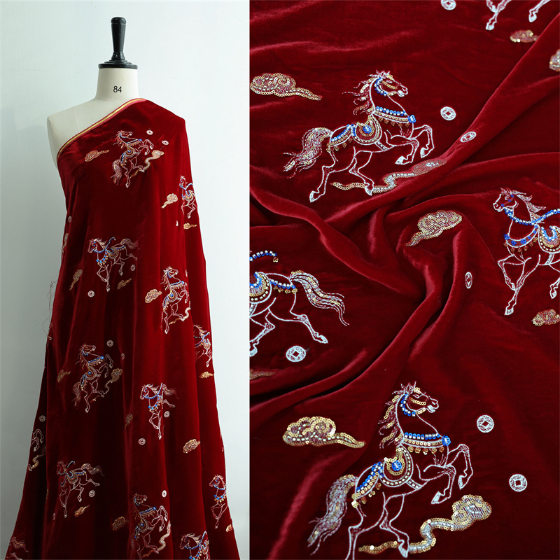Autumn/Winter Thick Silk Velve – обзор и цена Sewing Velvet Fabric