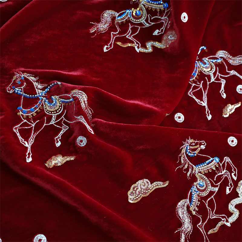 Autumn/Winter Thick Silk Velve – обзор и цена Sewing Velvet Fabric