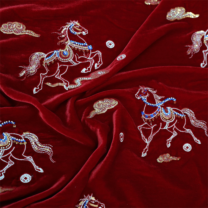 Autumn/Winter Thick Silk Velve – обзор и цена Sewing Velvet Fabric