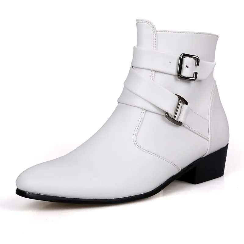 New Men's Boots Leather Chelse – обзор и цена Sewing Nylon