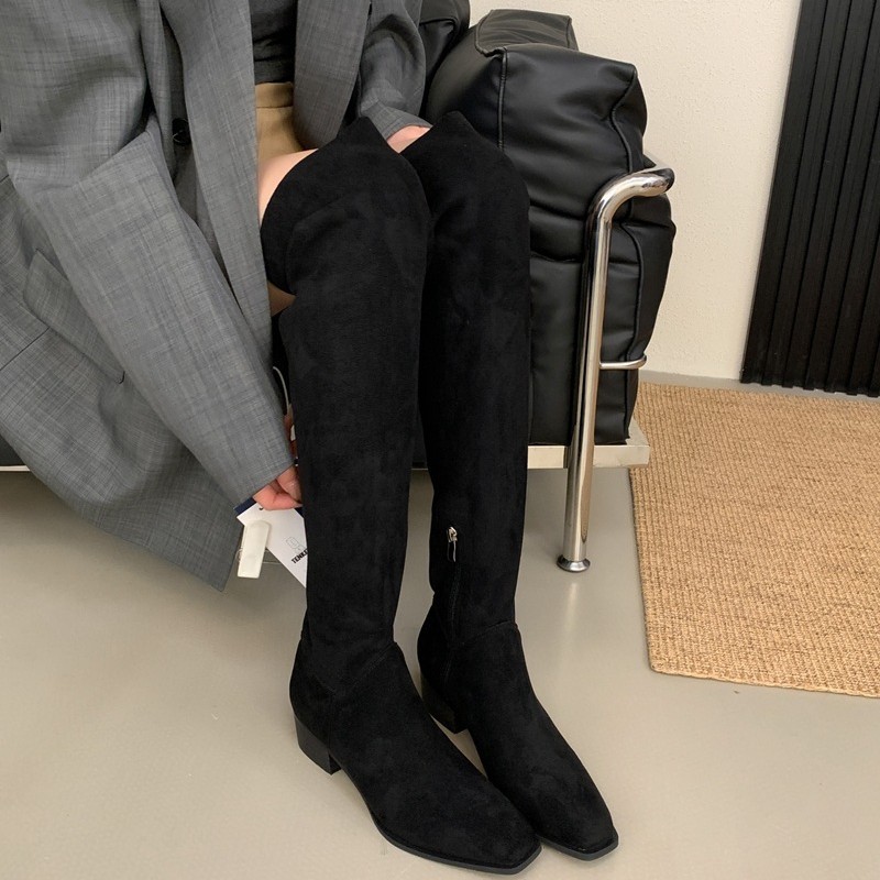 Long boots women's long tube h – обзор и цена Sewing Nylon