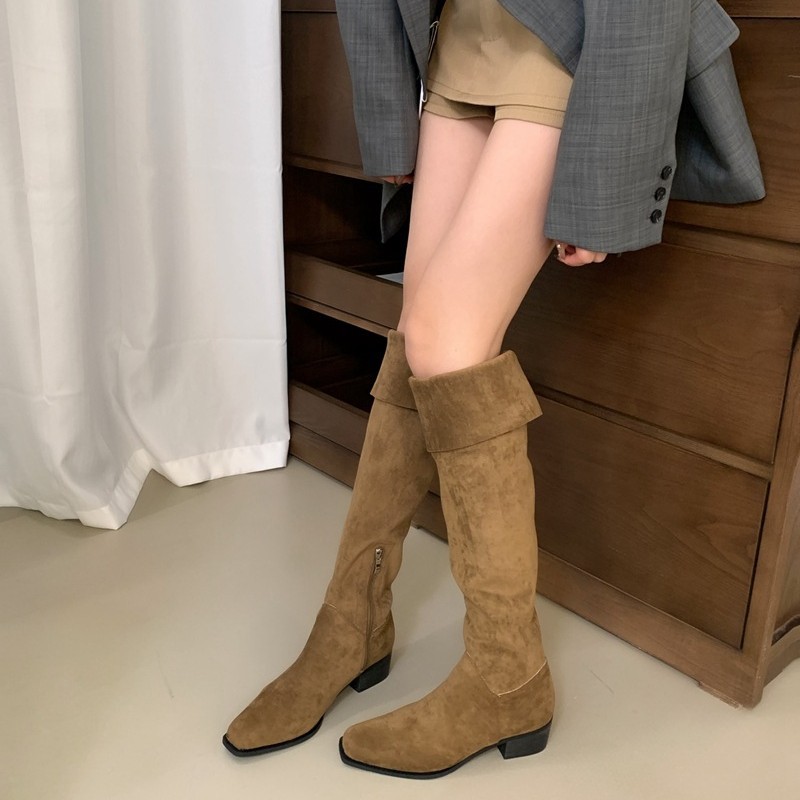 Long boots women's long tube h – обзор и цена Sewing Nylon