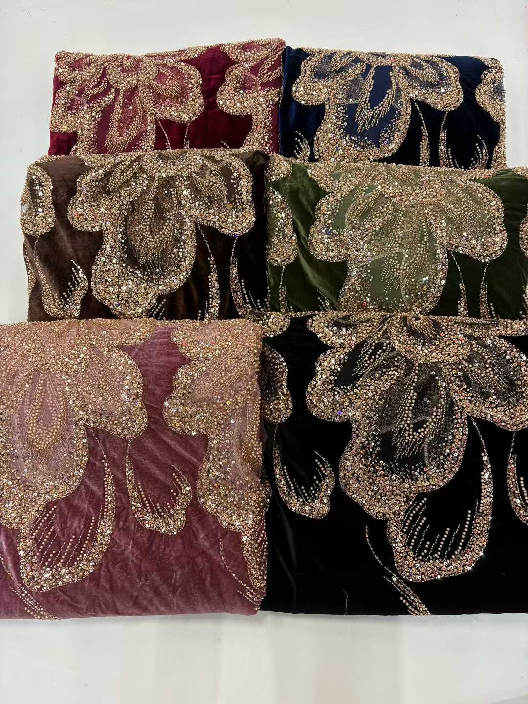 African Velvet Beaded Heavy La – обзор и цена Sewing Velvet Fabric
