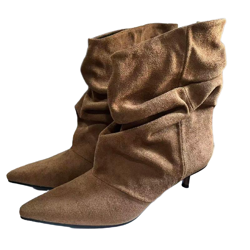 Women Stack Boot,Designer Poin – обзор и цена Sewing Nylon