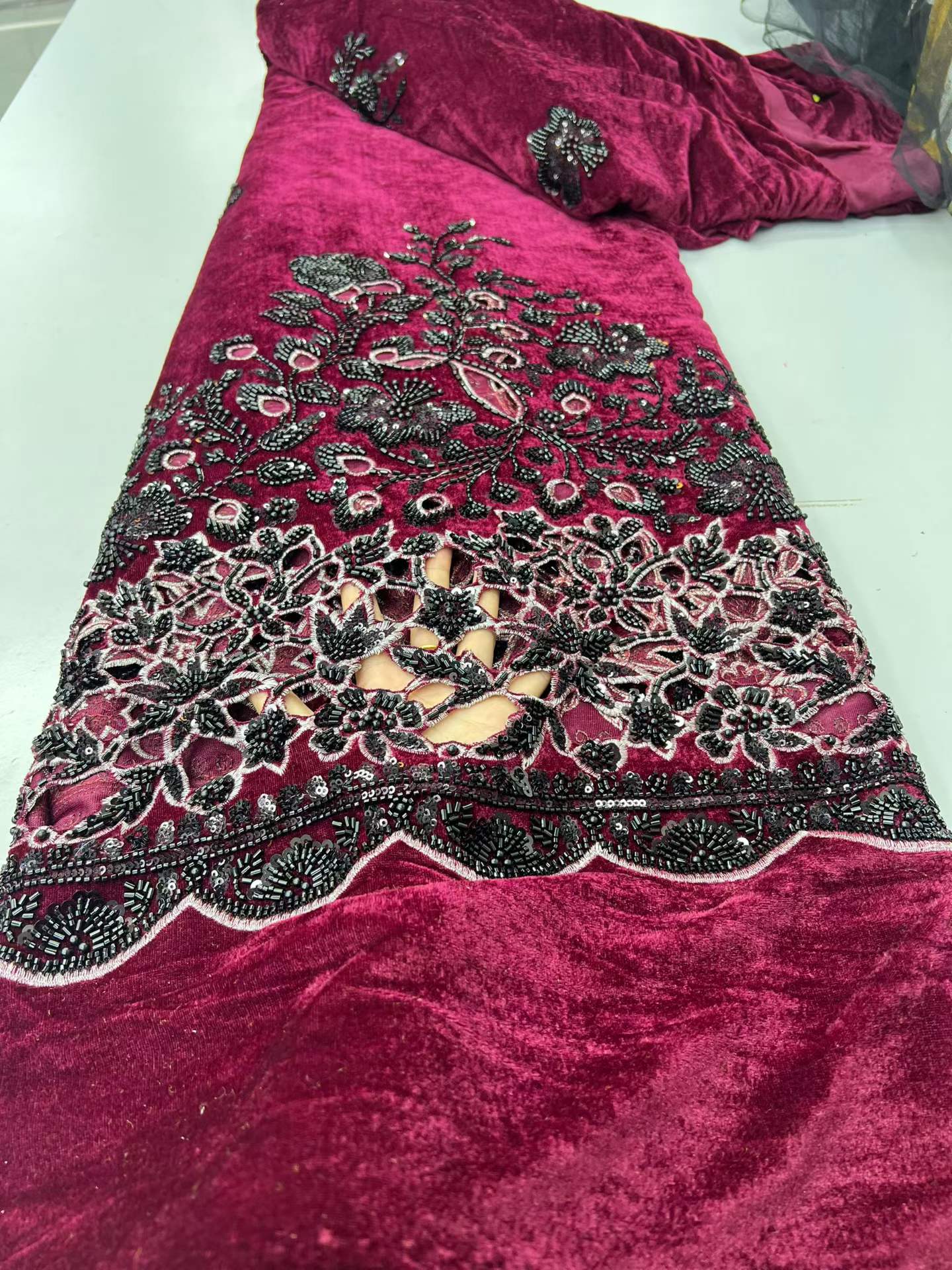 2026 African Nigerian Velvet L – обзор и цена Sewing Velvet Fabric