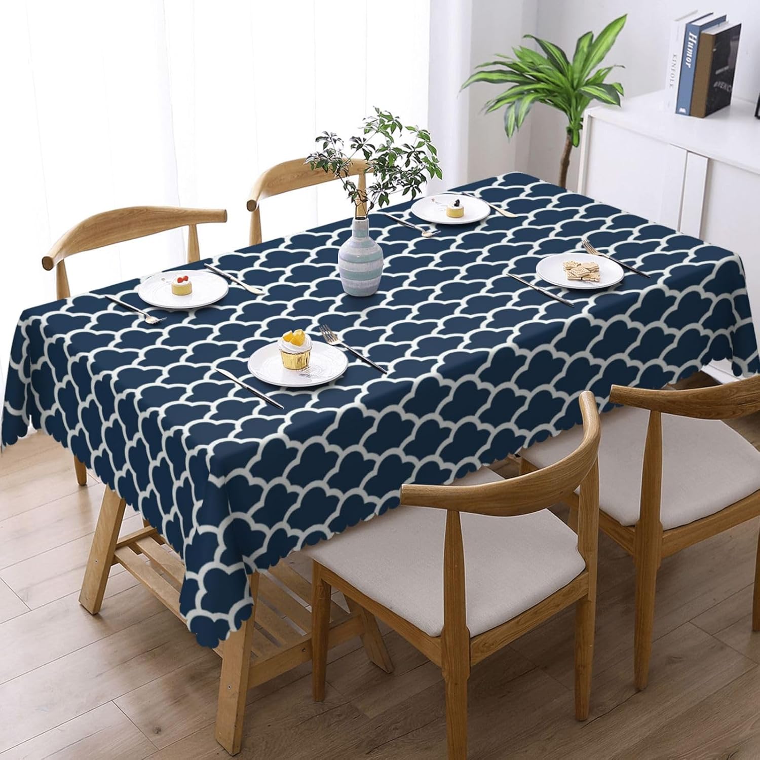 Blue Tablecloth Navy Cloud Sea – обзор и цена Century Textile & Sewing Supply
