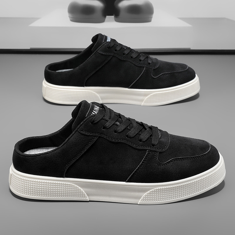 Half dragged men's shoes  casu – обзор и цена Sewing Nylon