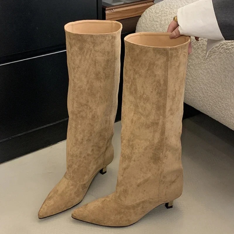 Womens Boots High Quality Sued – обзор и цена Sewing Nylon