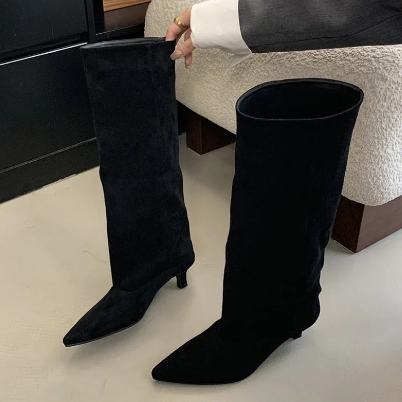 Womens Boots High Quality Sued – обзор и цена Sewing Nylon