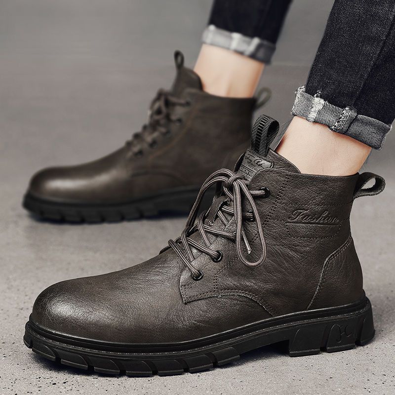 Men's boots 2026 mid top men's – обзор и цена Sewing Nylon