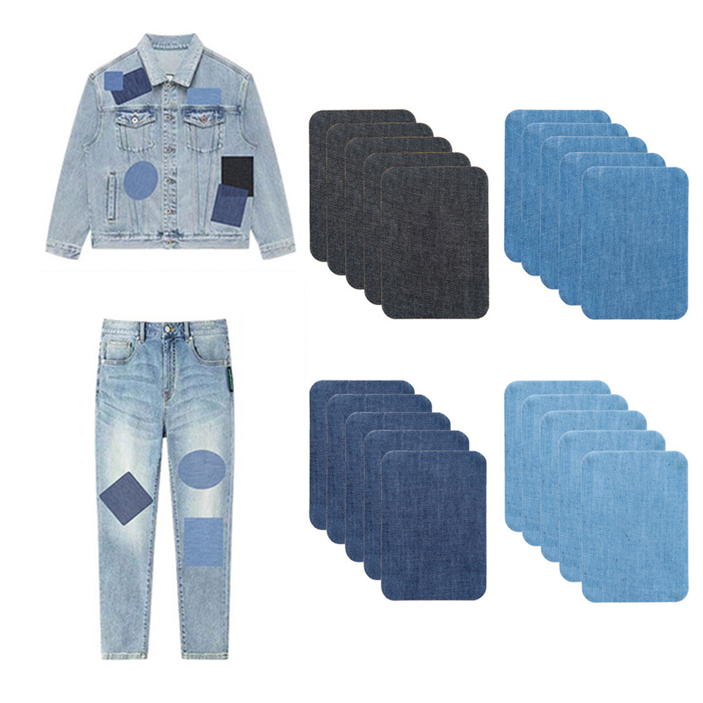 20PCS Cotton Denim Patches Rep – обзор и цена Sewing Repair