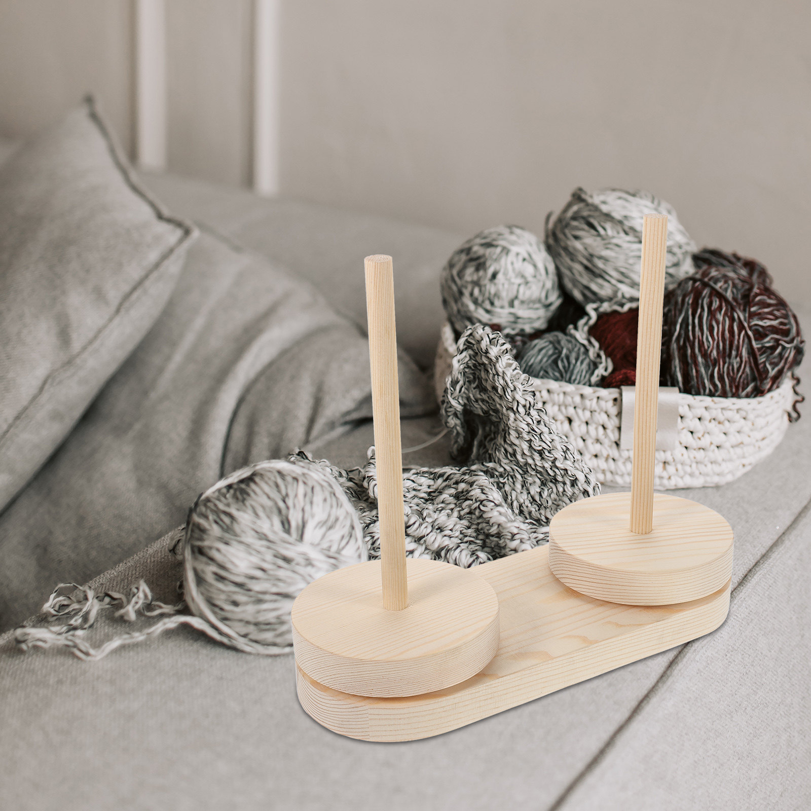 1Pcs Rotatable Wooden Thread H – обзор и цена Sewing Knit