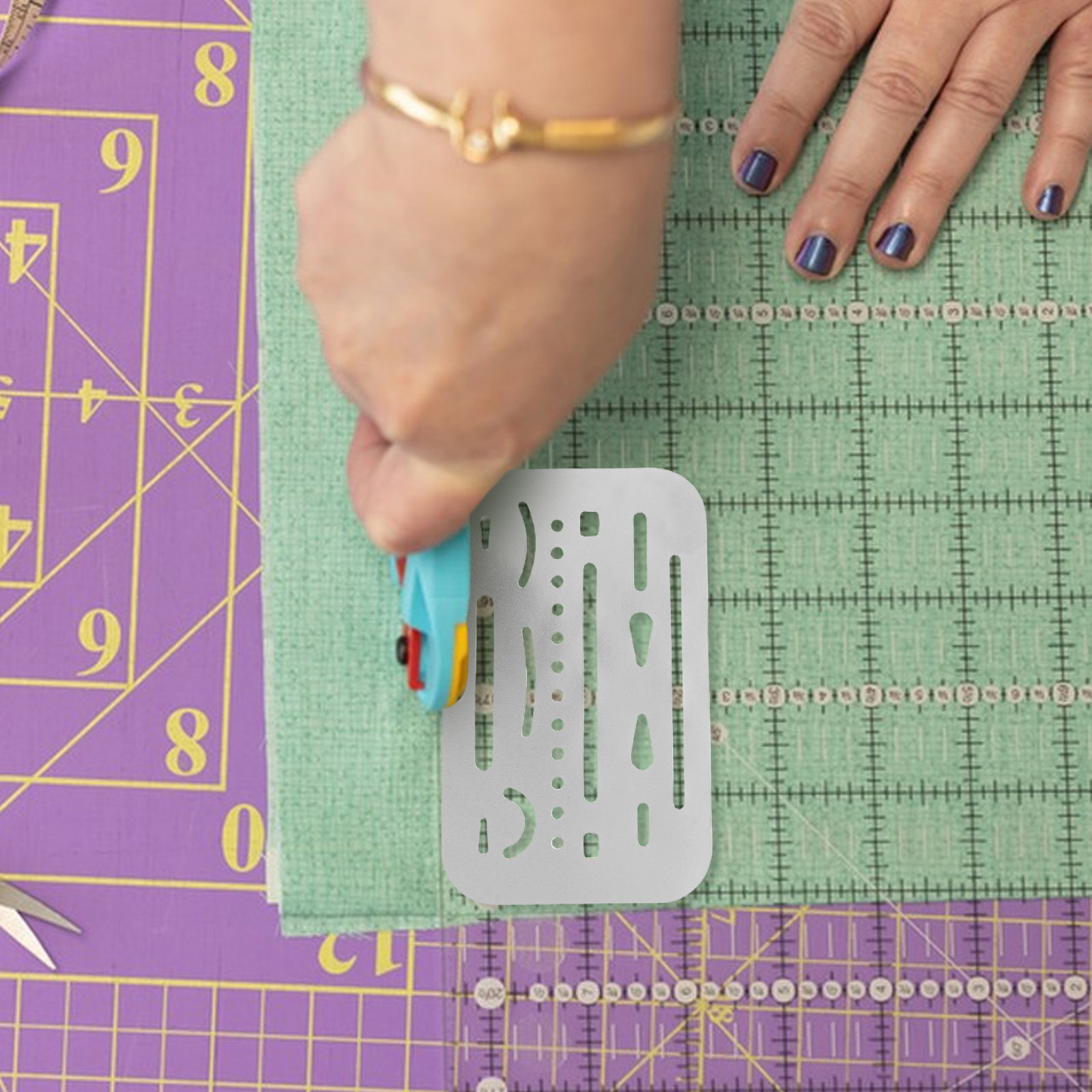10Pcs Quilting Ruler Measuring – обзор и цена Sewing Gauge Ruler