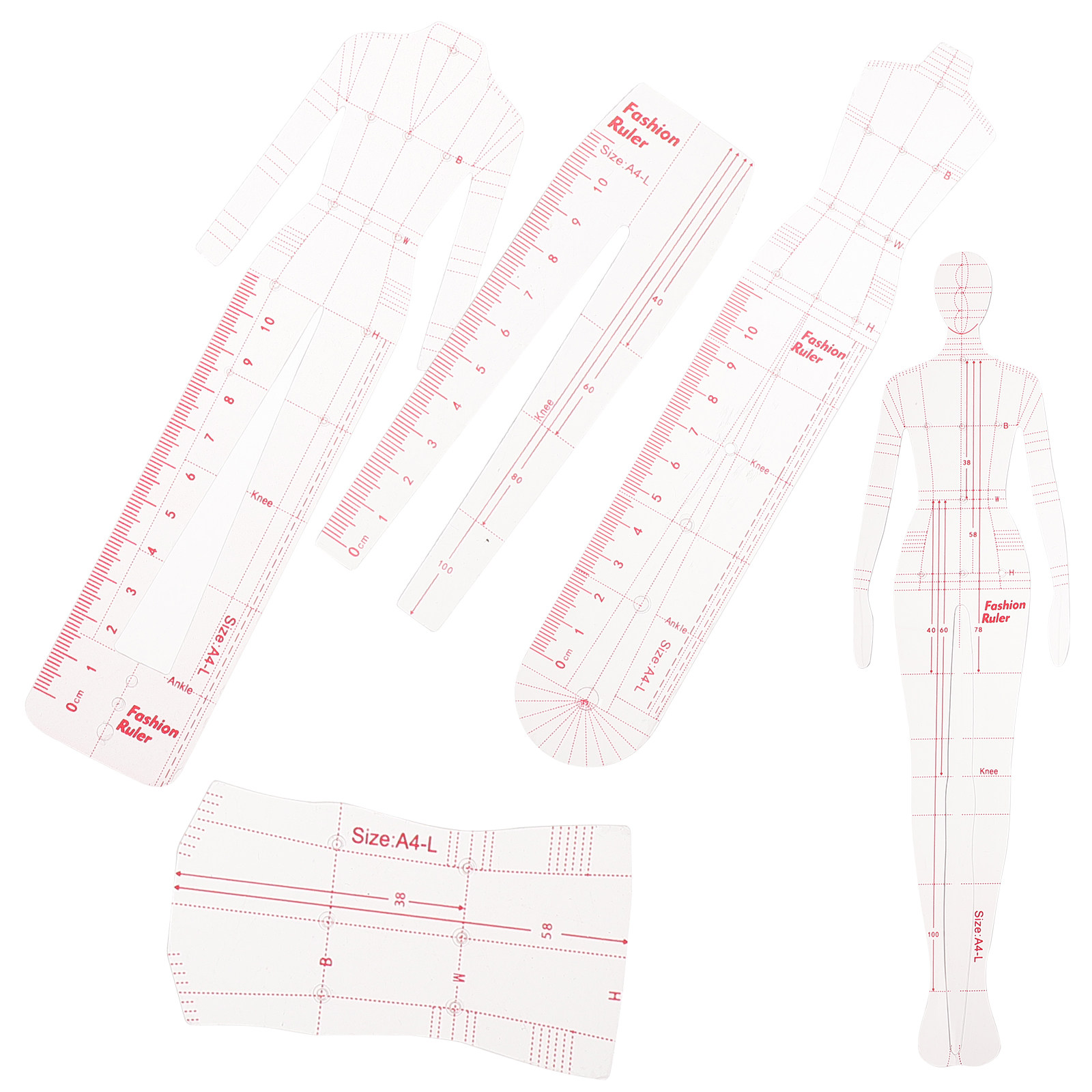 1Set Female Drawing Rulers Eco – обзор и цена Sewing Gauge Ruler