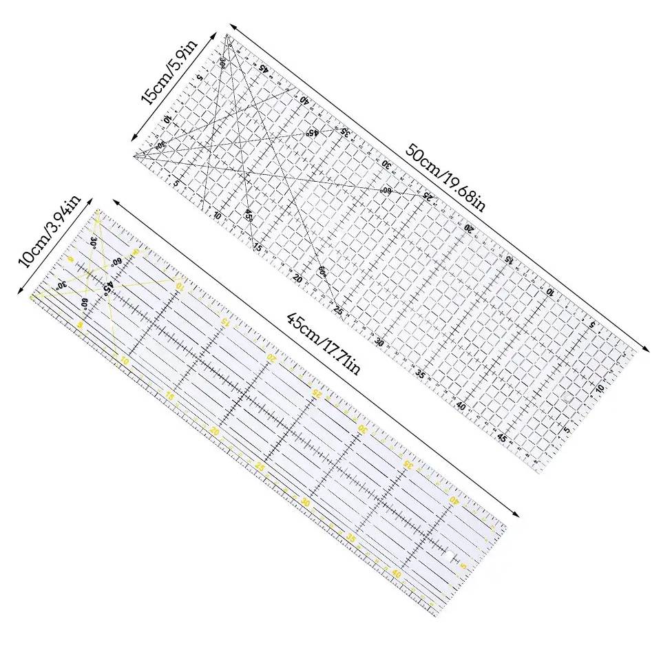 Fenrry Multisize Acrylic Patch – обзор и цена Sewing Gauge Ruler