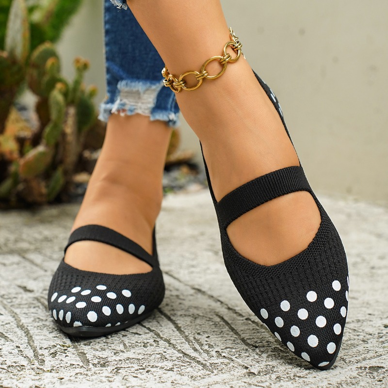 Women's Pointed-toe Polka Dot  – обзор и цена Sewing Knit